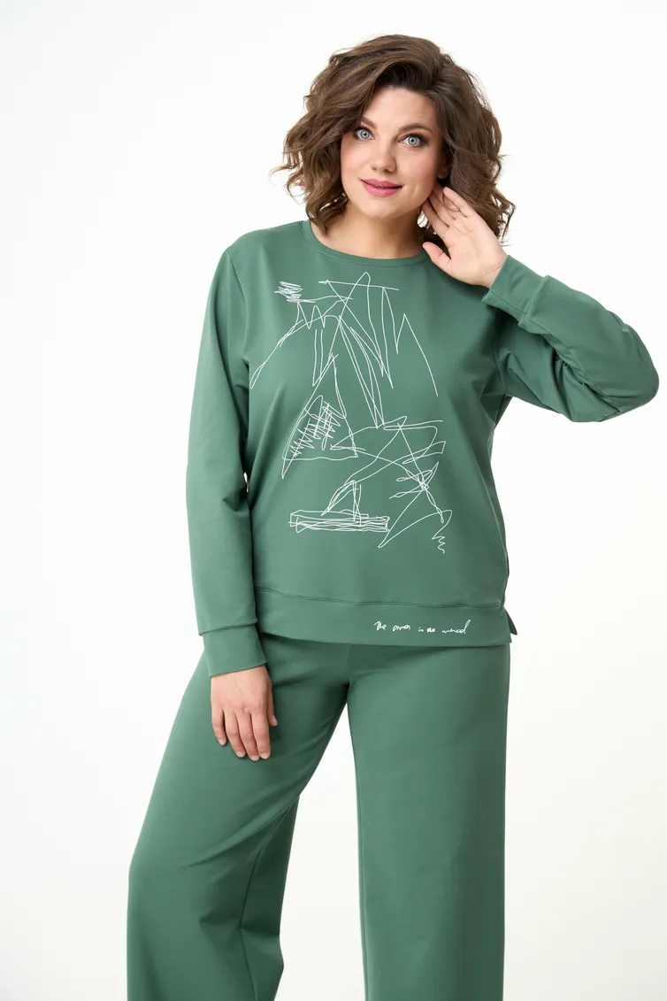 Garnitur STEFANY #2046-1 zelenyj