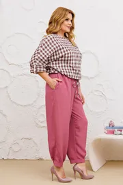 Zestaw Michel Chic #1342/1 kletka, lilovyj