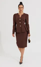 Костюм Galean Style 1012 коричневый