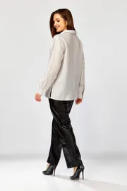 Blouse MALI #625-088 seryj