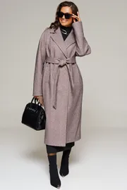 Płaszcz Beautiful & Free #6220 kapuchino