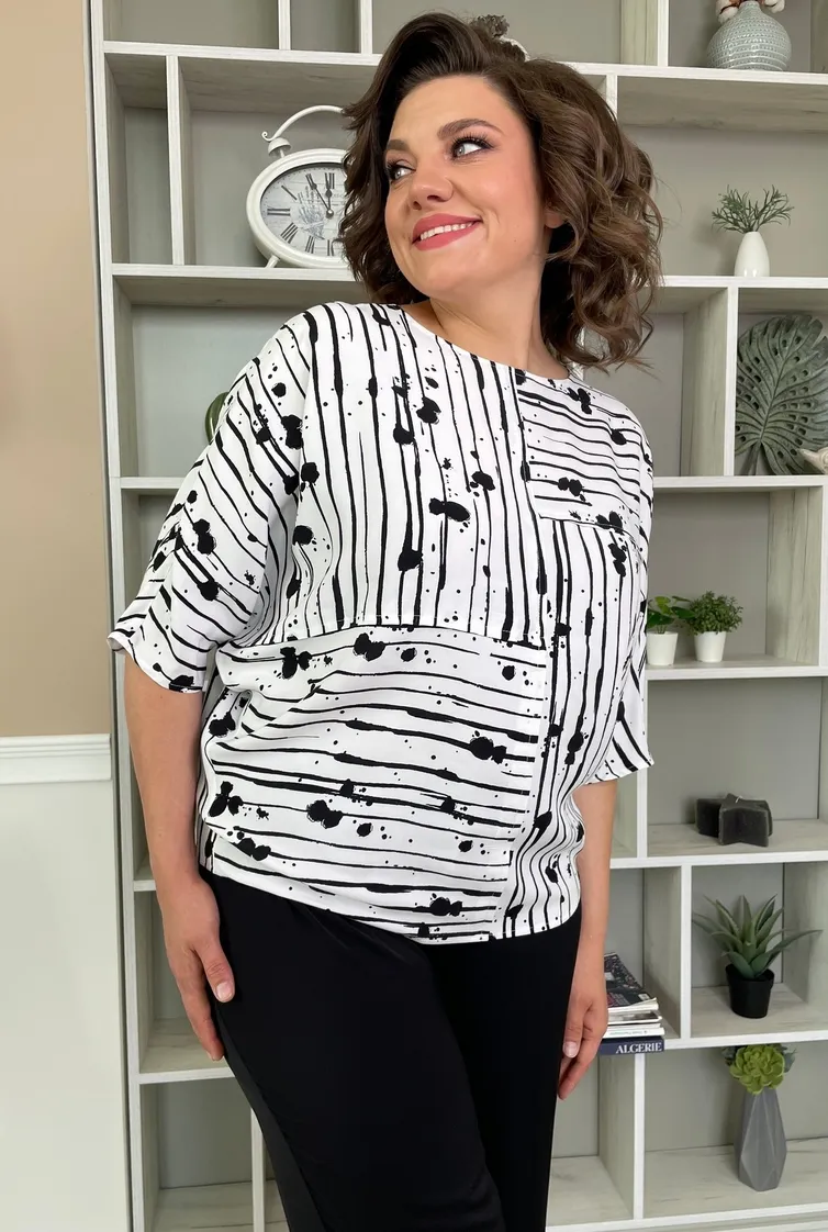 Bluzka Rumoda #2096/1 belyj