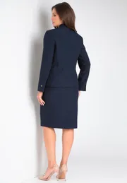 Garnitur Vilena-fashion #921 temno-sinij