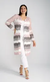 Sweter BONADI 1285 pudra-kapuchino