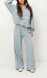 Bluza Pirs 6494 sero-goluboj