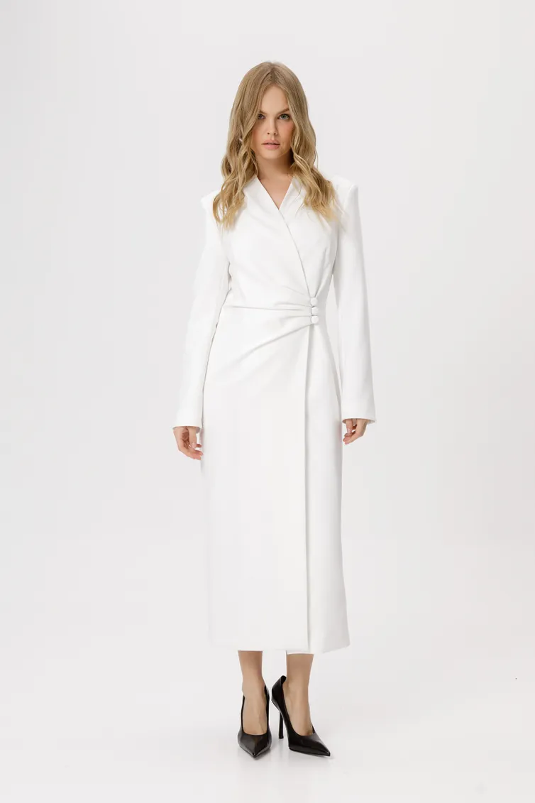 Sukienka Pirs #6299 belyj