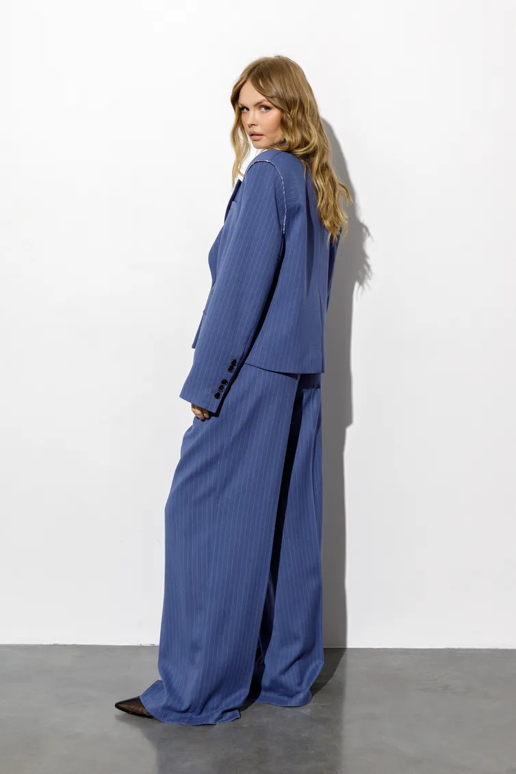 Suit Pirs #6376temno-golubaya poloska