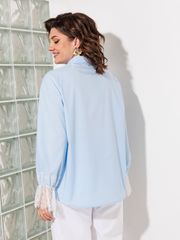 Блузка Anastasia MAK арт. 1352 голубой