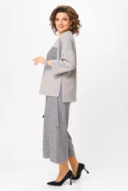 Костюм Michel Chic арт. 1362/2 серый, клетка