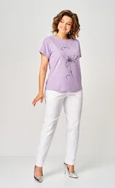 Spodnie Rumoda 2296 belyj