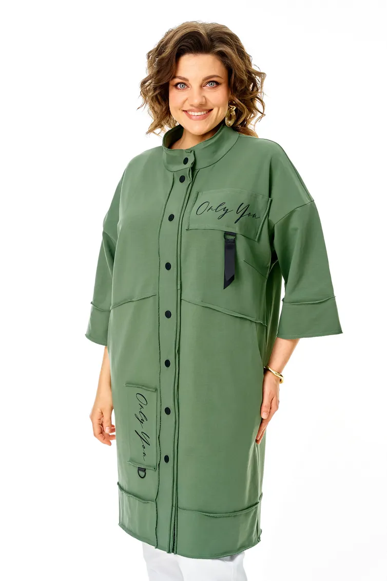 Cardigan Rumoda #2019 svetlo-zelenyj