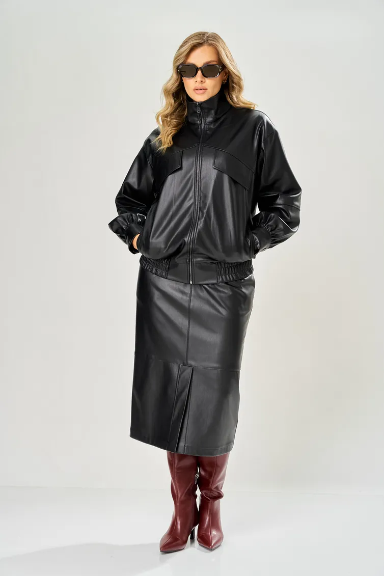 Kurtka Ava fashion #M-230 chernyj