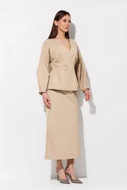 Юбка V&N fashion арт. 1112_бежевый