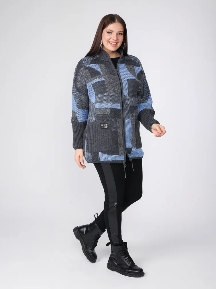 Sweter BONADI #1865 goluboj