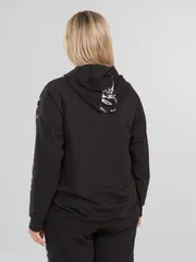 Bluza Z Kapturem NOVITA #1364 chernyj