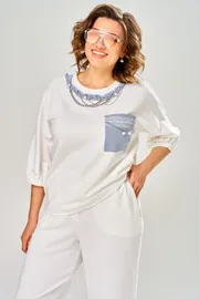 Bluzka ANDINA CITY #3022-26