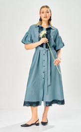 Sukienka Ava fashion M-198 dzhins