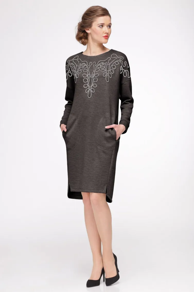 Платье Faufilure Outlet арт. С421 коричн