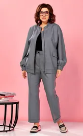 Костюм Ava fashion М-178 серый