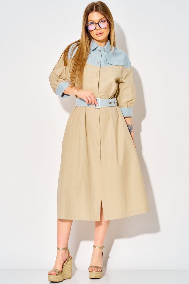 Sukienka LAIKONY #L-434 bezhevyj