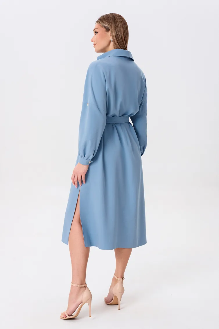 Dress BAZALINI #5125 goluboj