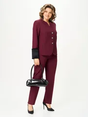 Garnitur Vilena-fashion #1210 burgundi