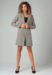 Garnitur Vilena-fashion #844 bezhevaya gusinaya lapka