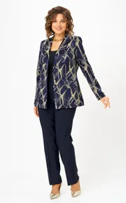Zestaw BelElStyle #412-314/596-279 sinij/zoloto