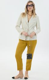 Жакет LM М 0011 полоска льняная