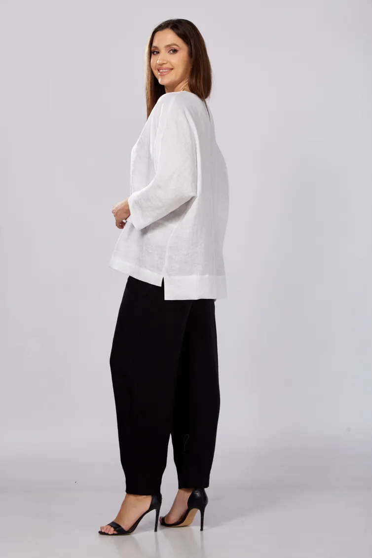 Bluzka MALI #625-057 belyj