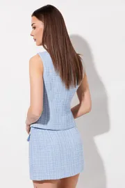 Жилет V&N fashion арт. 1104_голубой