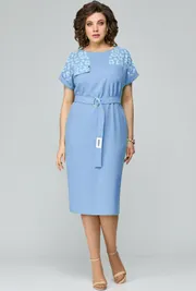 Sukienka Michelle Style #1110 goluboj