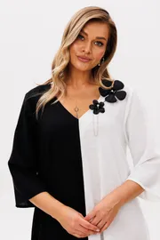 Dress Anastasia #1243 plate cherno-belyj
