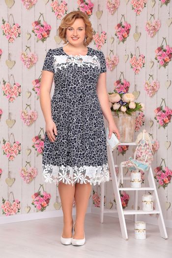 754 синие ромашки