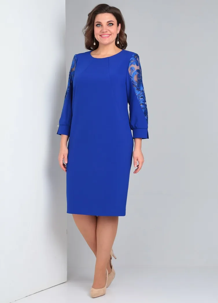Sukienka Vilena-fashion #862 vasilek