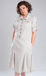 Dress Celentano 5016.1 len bezh
