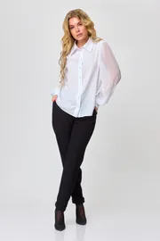 Blouse Abbi #4025 belyj