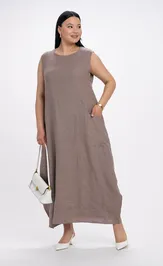 Sukienka FASHION CENTRE L-4258/Kakao/164