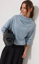 Jumper Lyushe 4269 goluboj