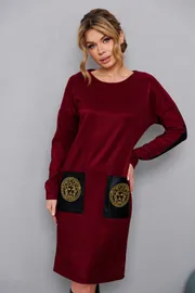 Платье Amori арт. 9831 вишня 164