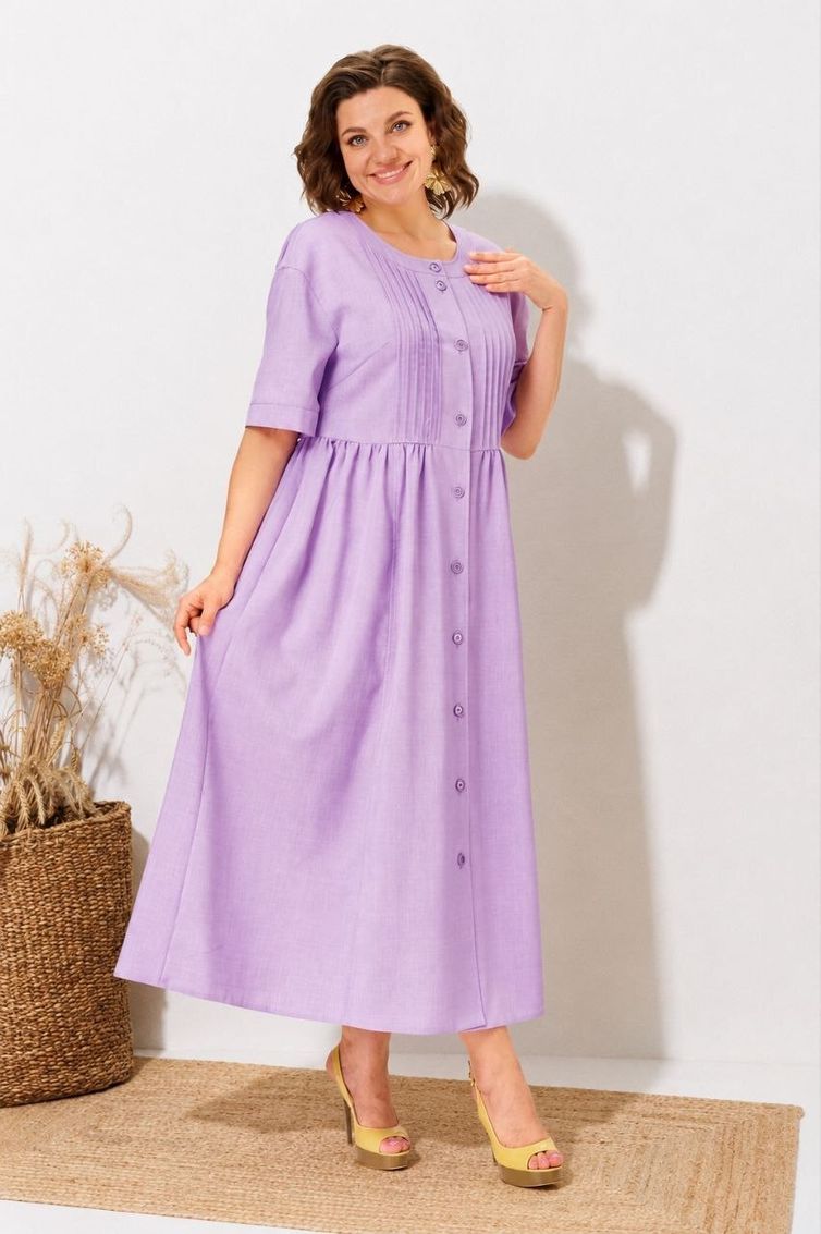 Sukienka Anastasia MAK #1095-1 sirenevyj