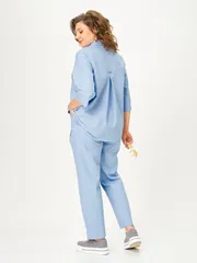 Suit Vilena-fashion #1158 goluboj