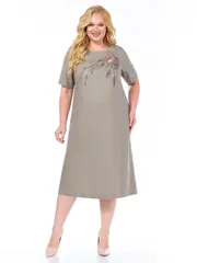 Dress Linia L #B-2008 latte