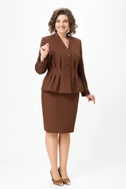 Костюм Vilena-fashion арт. 1055 шоколад