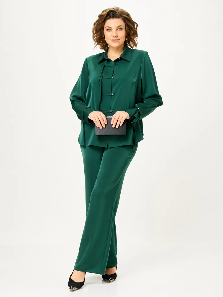 Garnitur Vilena-fashion #1163 izumrud