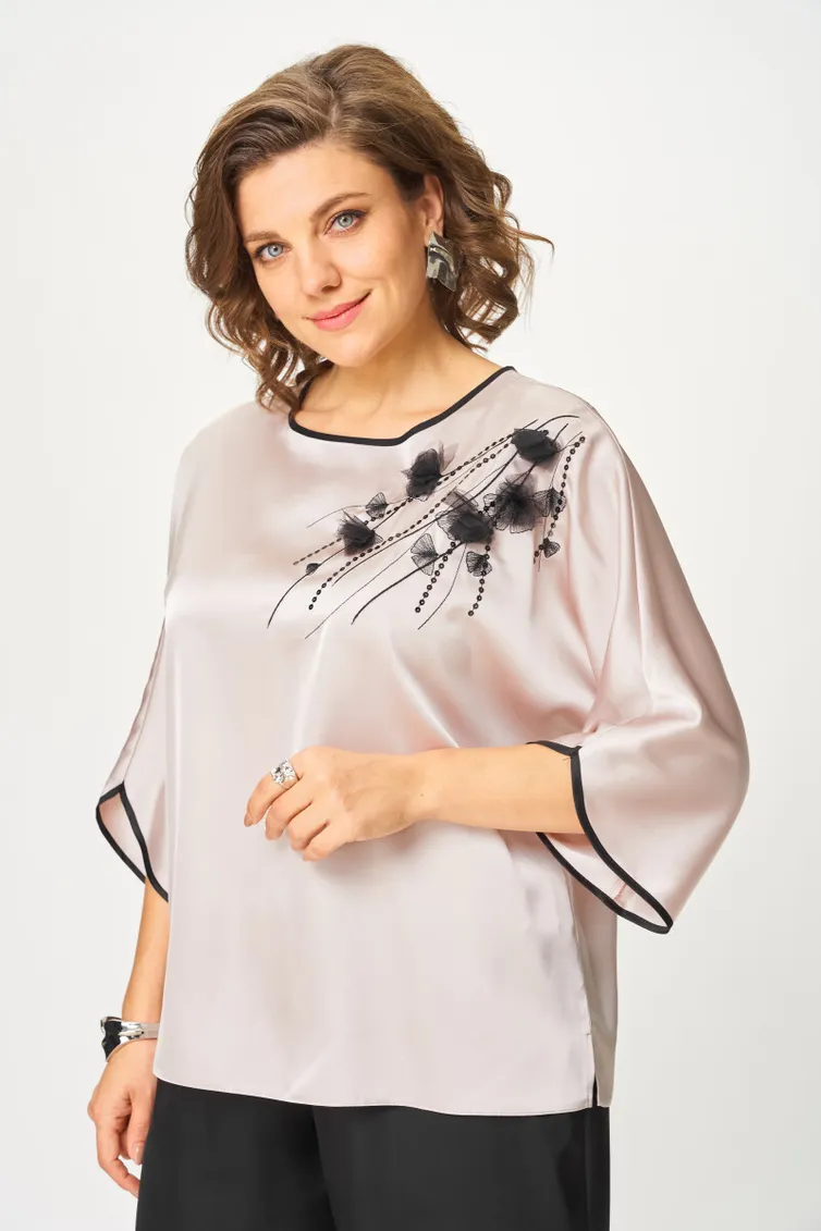 Костюм PND арт. 85420 жемчужно-черный