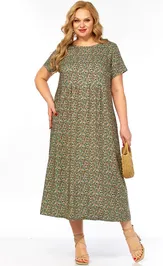 Dress LadyThreeStars 2682 myatnyj print