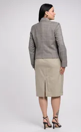 Żakiet FASHION CENTRE Psh-3606/Bezhevaya kletka