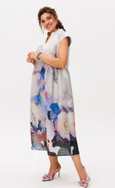 Платье Anelli Laurel 1424.1 анютины глазки