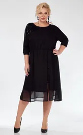 Sukienka Belinga 1222 chernyj